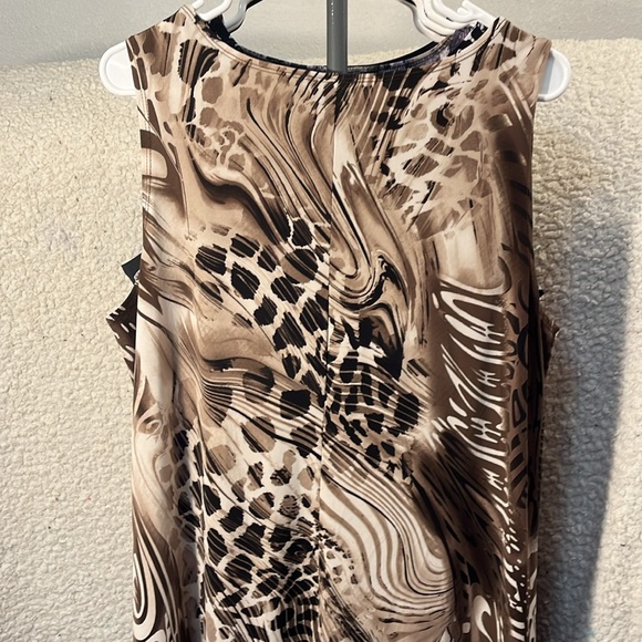 Effortless style by Citiknits Brown print dress - Picture 4 of 5